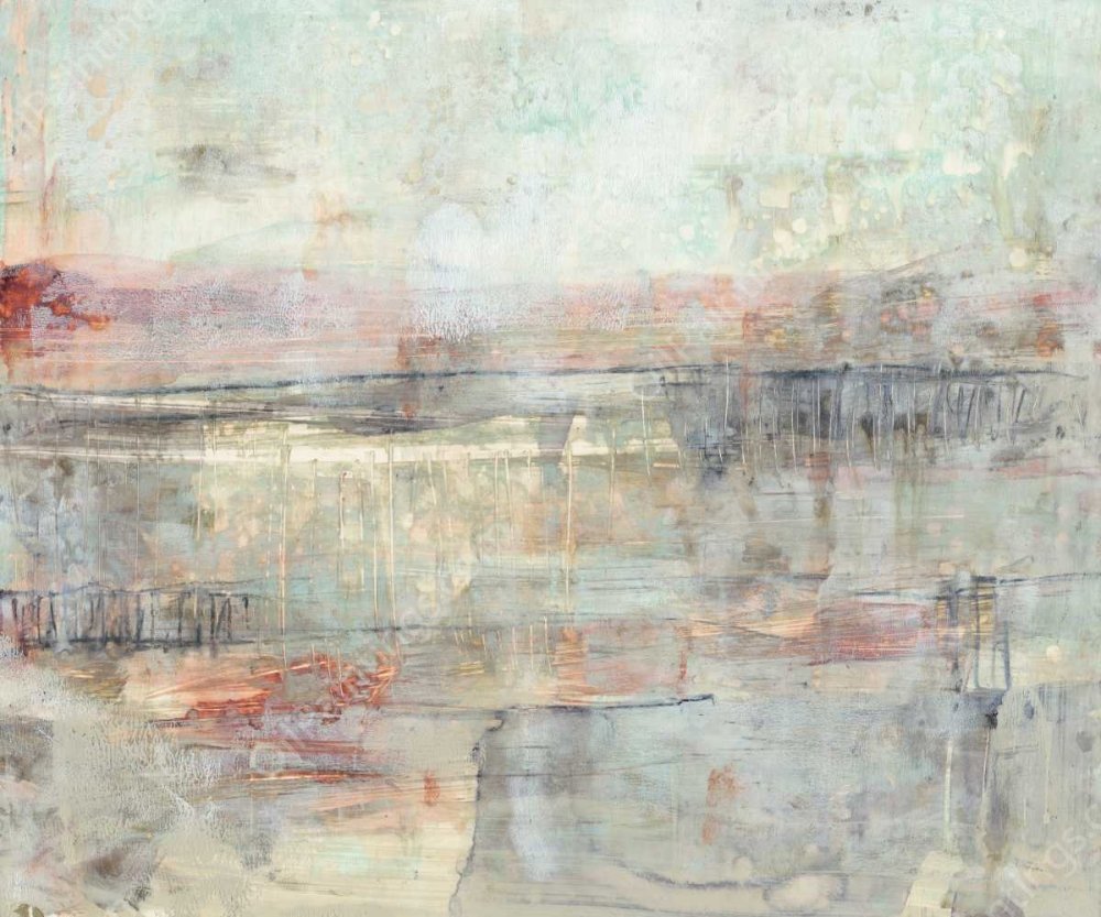 Soft Scape I by Jennifer Goldberger - Hand-Painted Oil Painting Reproduction