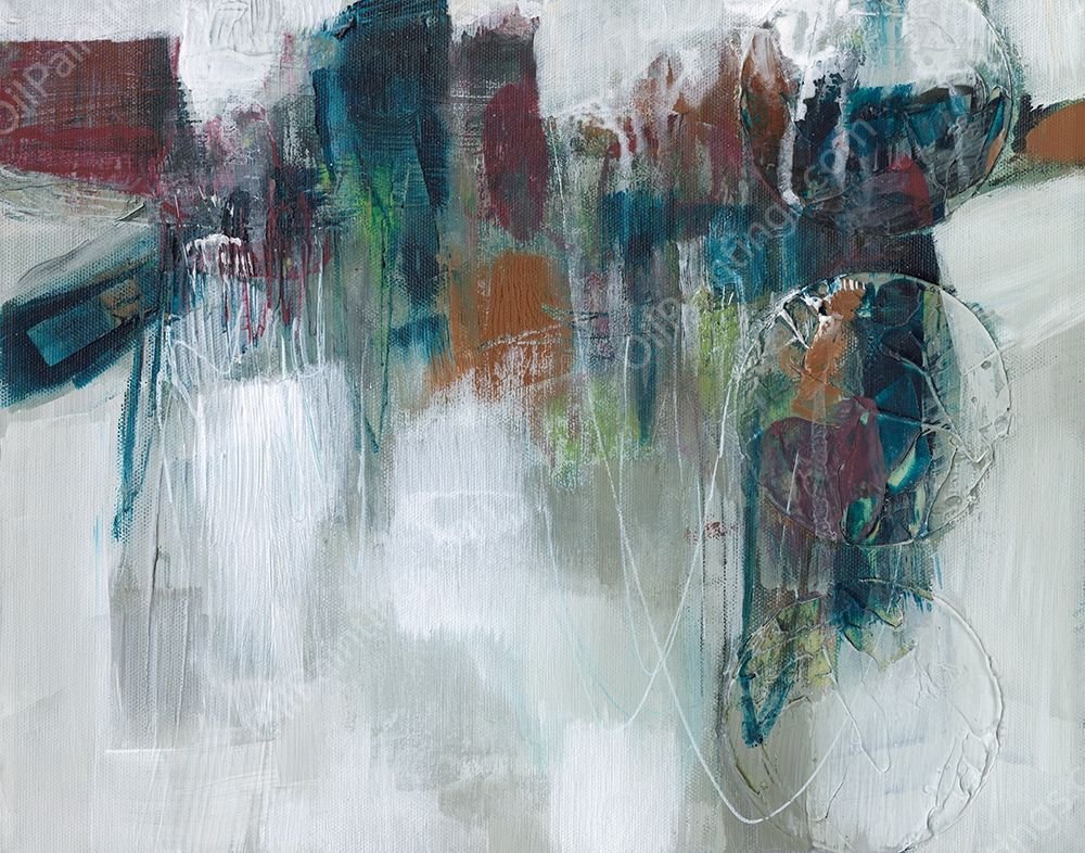 Spectrum Expression I by Jennifer Goldberger - Hand-Painted Oil Painting Reproduction