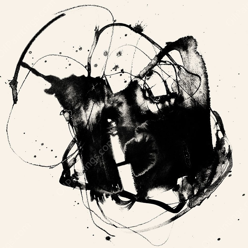 Spontaneous Sume-i II by Jennifer Goldberger - Hand-Painted Oil Painting Reproduction