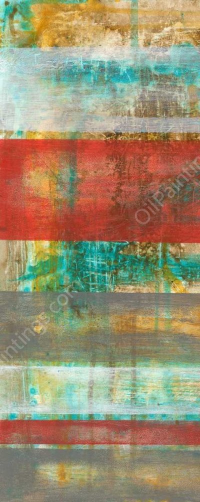 Suspended Kinesis I by Jennifer Goldberger - Hand-Painted Oil Painting Reproduction