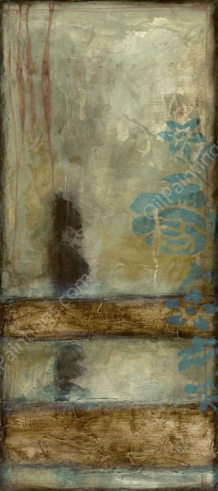 Teal Patina II (ST) by Jennifer Goldberger - Hand-Painted Oil Painting Reproduction