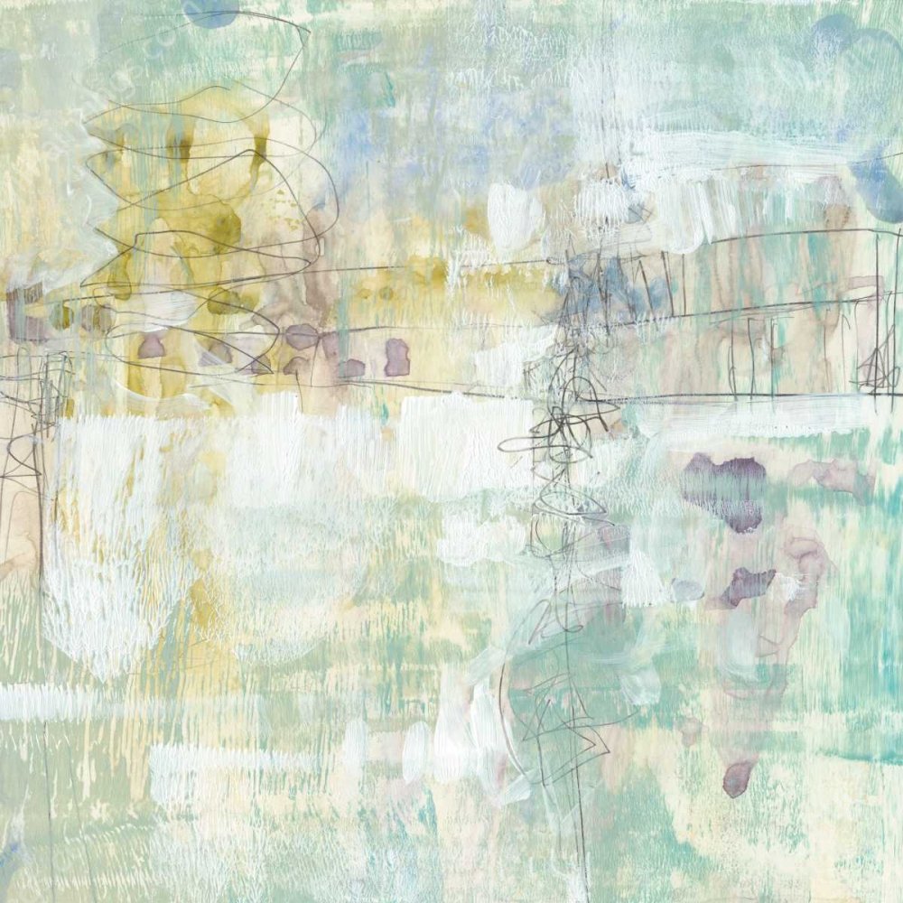 Washed Pastel II by Jennifer Goldberger - Hand-Painted Oil Painting Reproduction