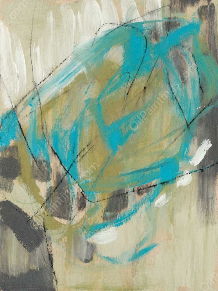 Whirling I by Jennifer Goldberger - Hand-Painted Oil Painting Reproduction