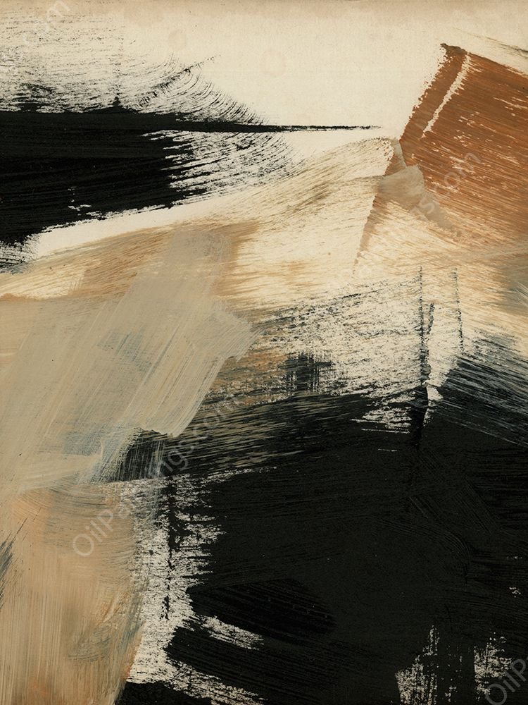 Baked Paintstrokes III by Jennifer Paxton Parker - Hand-Painted Oil Painting Reproduction