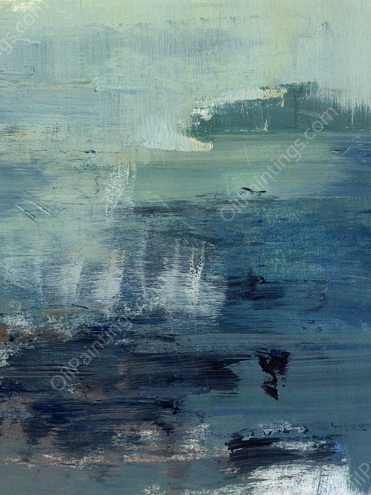 Morning Lake Mist II by Jennifer Paxton Parker - Hand-Painted Oil Painting Reproduction