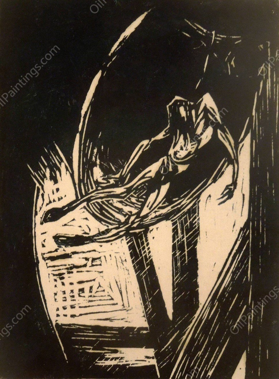 Bell  by Jerzy Hulewicz - Hand-Painted Oil Painting Reproduction