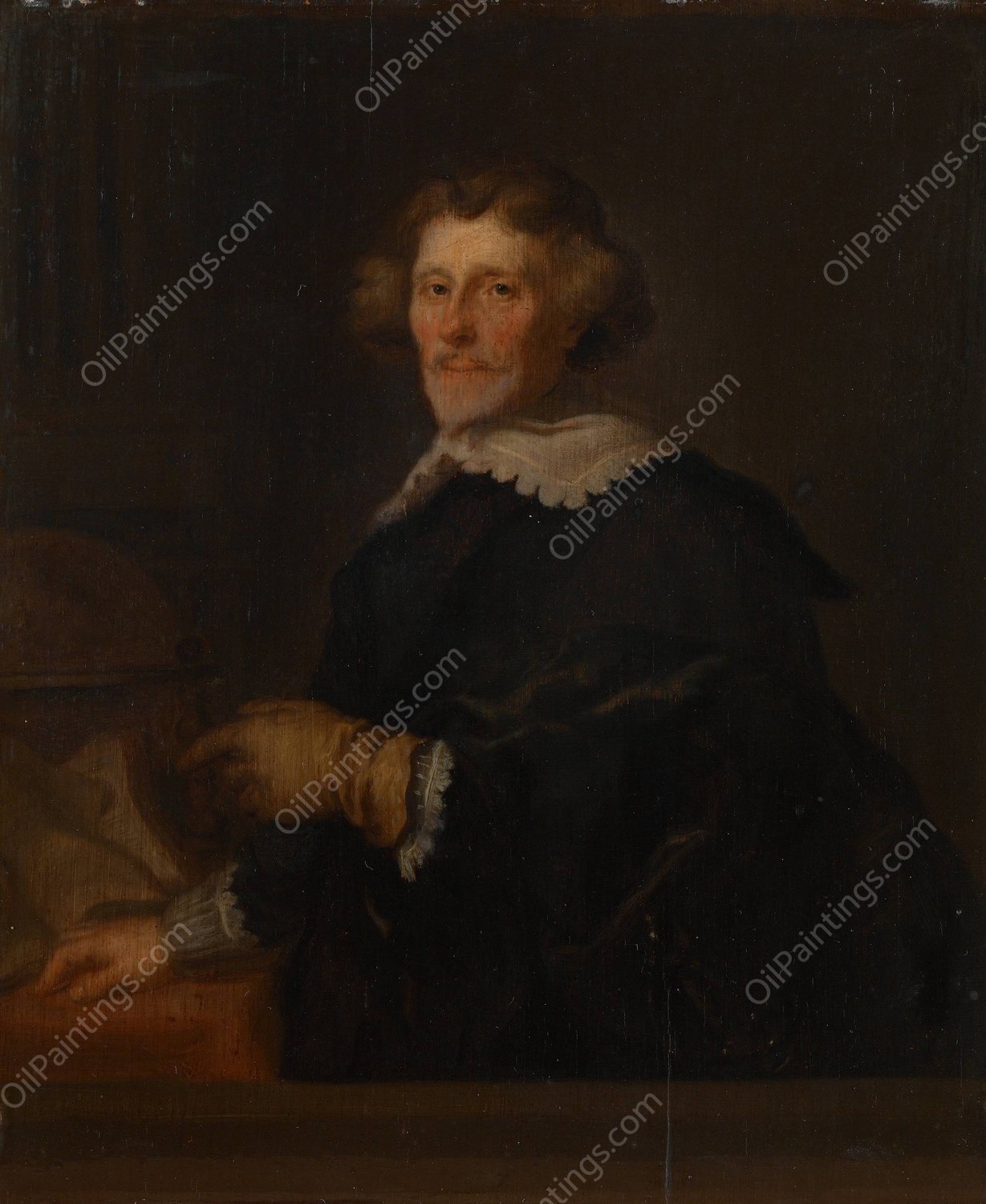 Pieter Cornelisz. Hooft  by Joachim Von Sandrart - Hand-Painted Oil Painting Reproduction