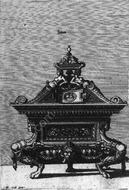 Design for a Salt
 by Joannes Doetecum - Hand-Painted Oil Painting Reproduction