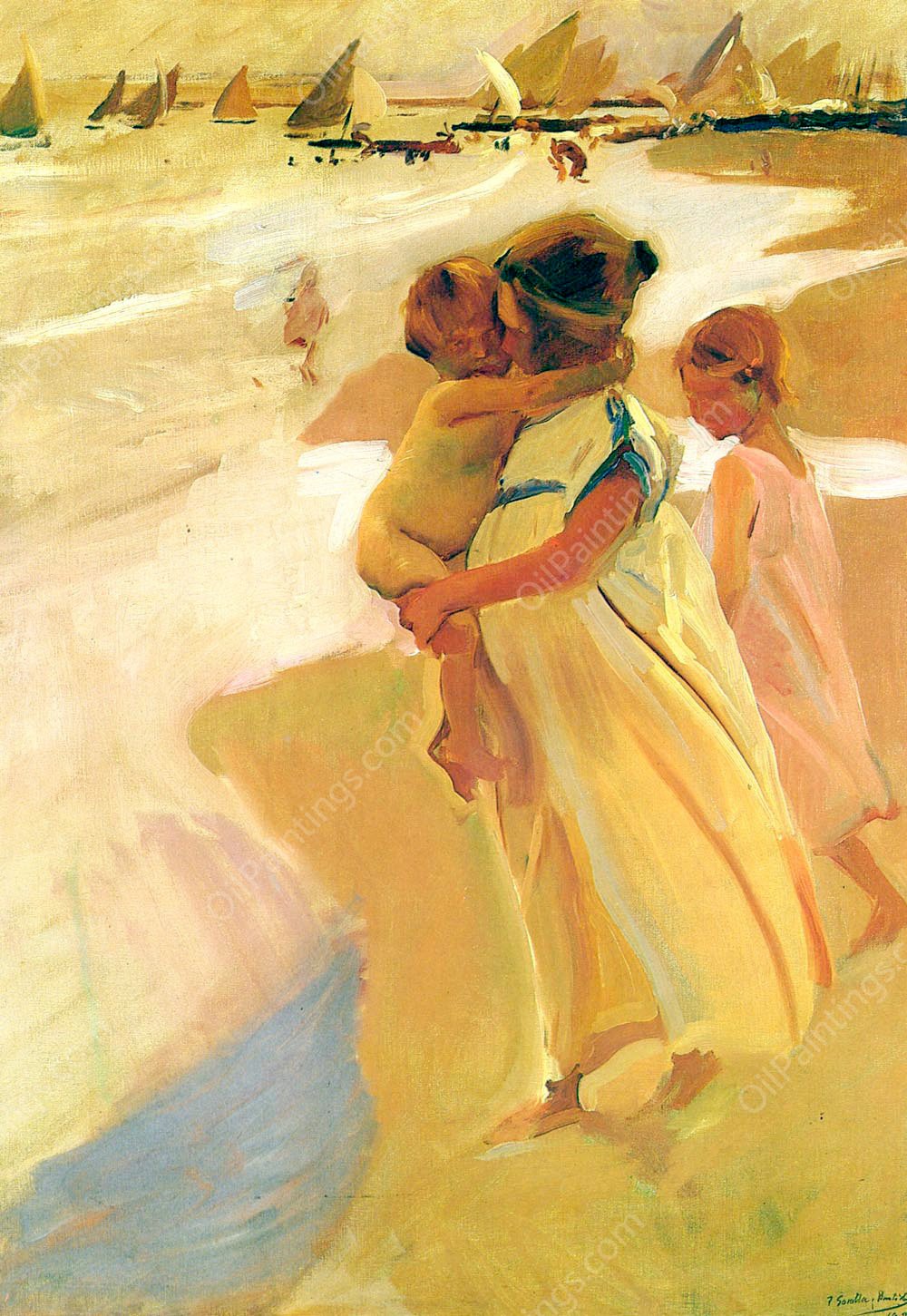 Al Bano, Valencia by Joaquin Sorolla y Bastida - Hand-Painted Oil Painting Reproduction