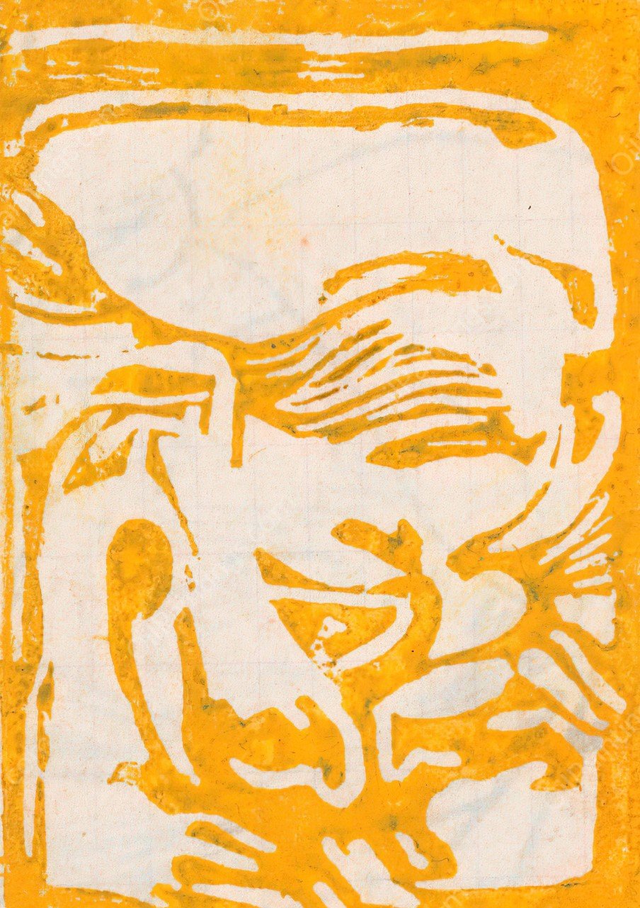 Abstracte compositie  by Johan Thorn Prikker - Hand-Painted Oil Painting Reproduction