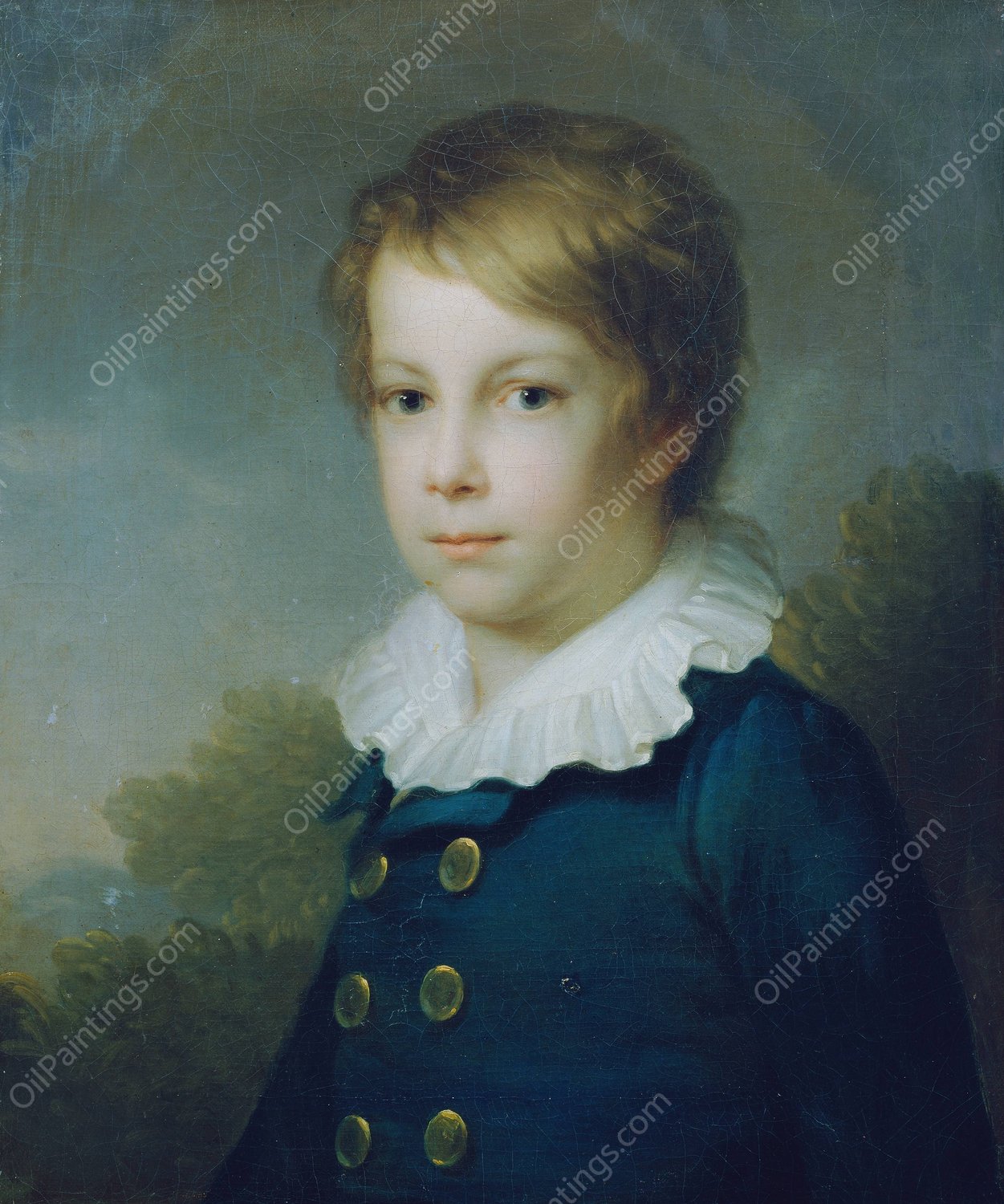 Alessandro Lampi  by Johann Baptist Von Lampi The Elder - Hand-Painted Oil Painting Reproduction