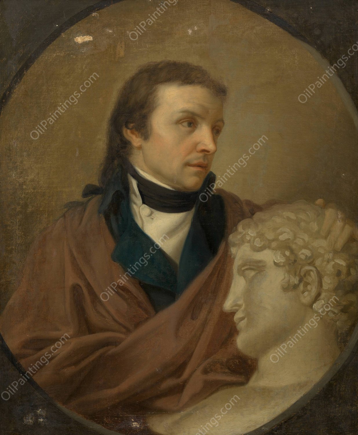 Josef Klieber  by Johann Baptist Von Lampi The Elder - Hand-Painted Oil Painting Reproduction