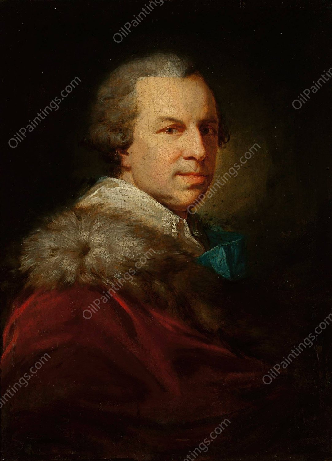 Portrait of Stanislaw Szczesny Potocki  by Johann Baptist Von Lampi The Elder - Hand-Painted Oil Painting Reproduction