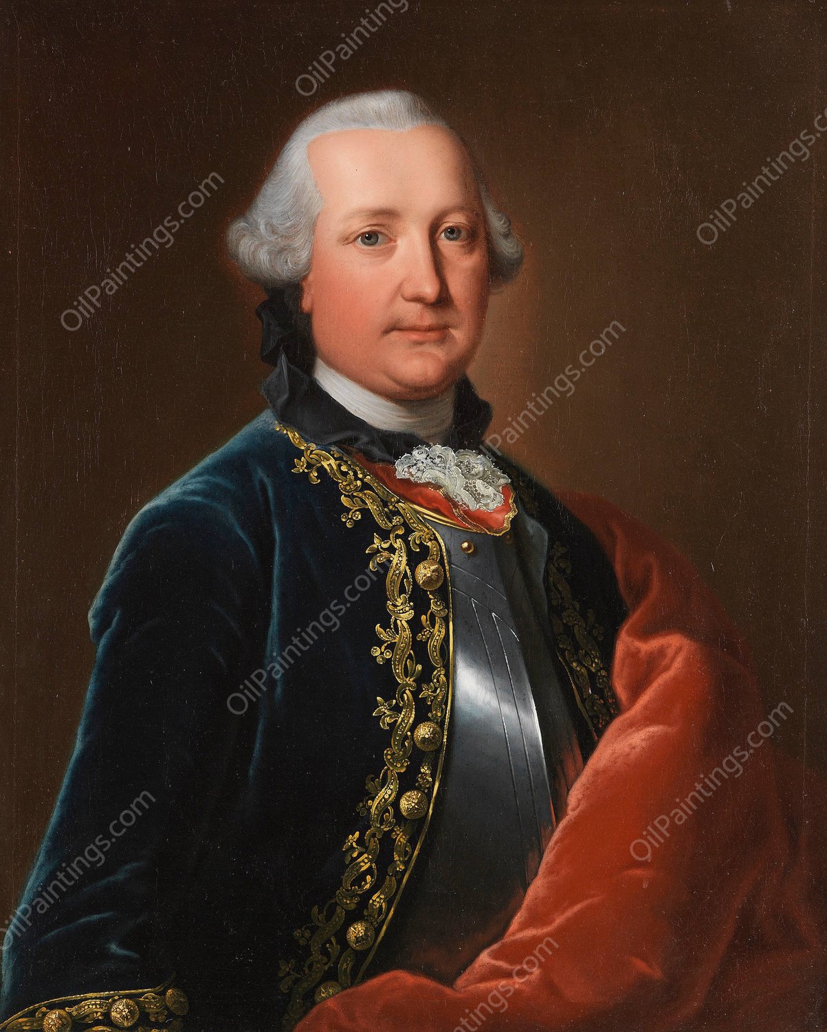 Portrat Johann Carl Friedrich von Boineburg  by Johann Heinrich Tischbein The Elder - Hand-Painted Oil Painting Reproduction