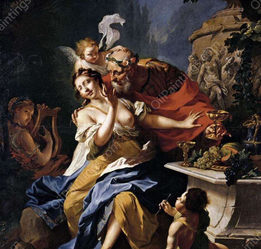 The Mocking of Anacreon by Johann Heinrich Tischbein The Elder - Hand-Painted Oil Painting Reproduction