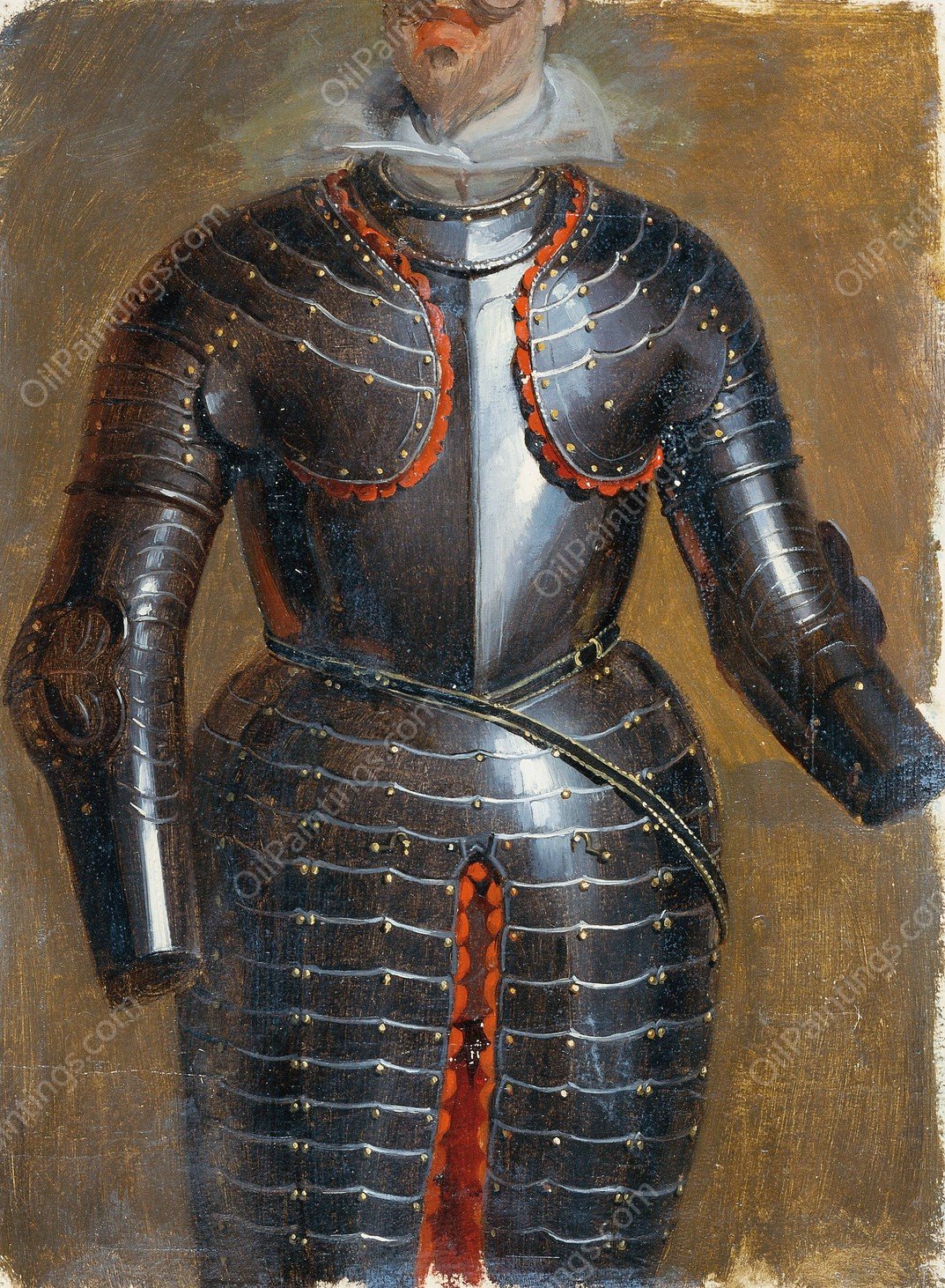 Dreiviertelharnisch  by Johann Peter Krafft - Hand-Painted Oil Painting Reproduction