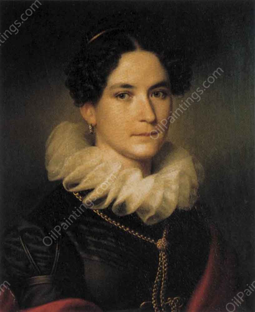 Maria Angelica Richter von Binnenthal by Johann Peter Krafft - Hand-Painted Oil Painting Reproduction