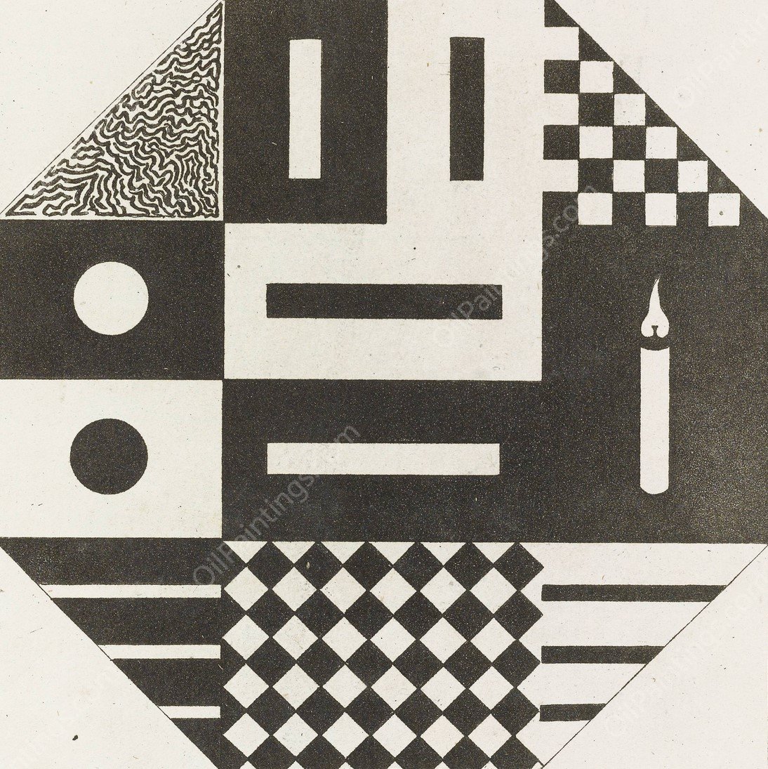 Zur Farbenlehre Pl.03  by Johann Wolfgang Von Goethe - Hand-Painted Oil Painting Reproduction