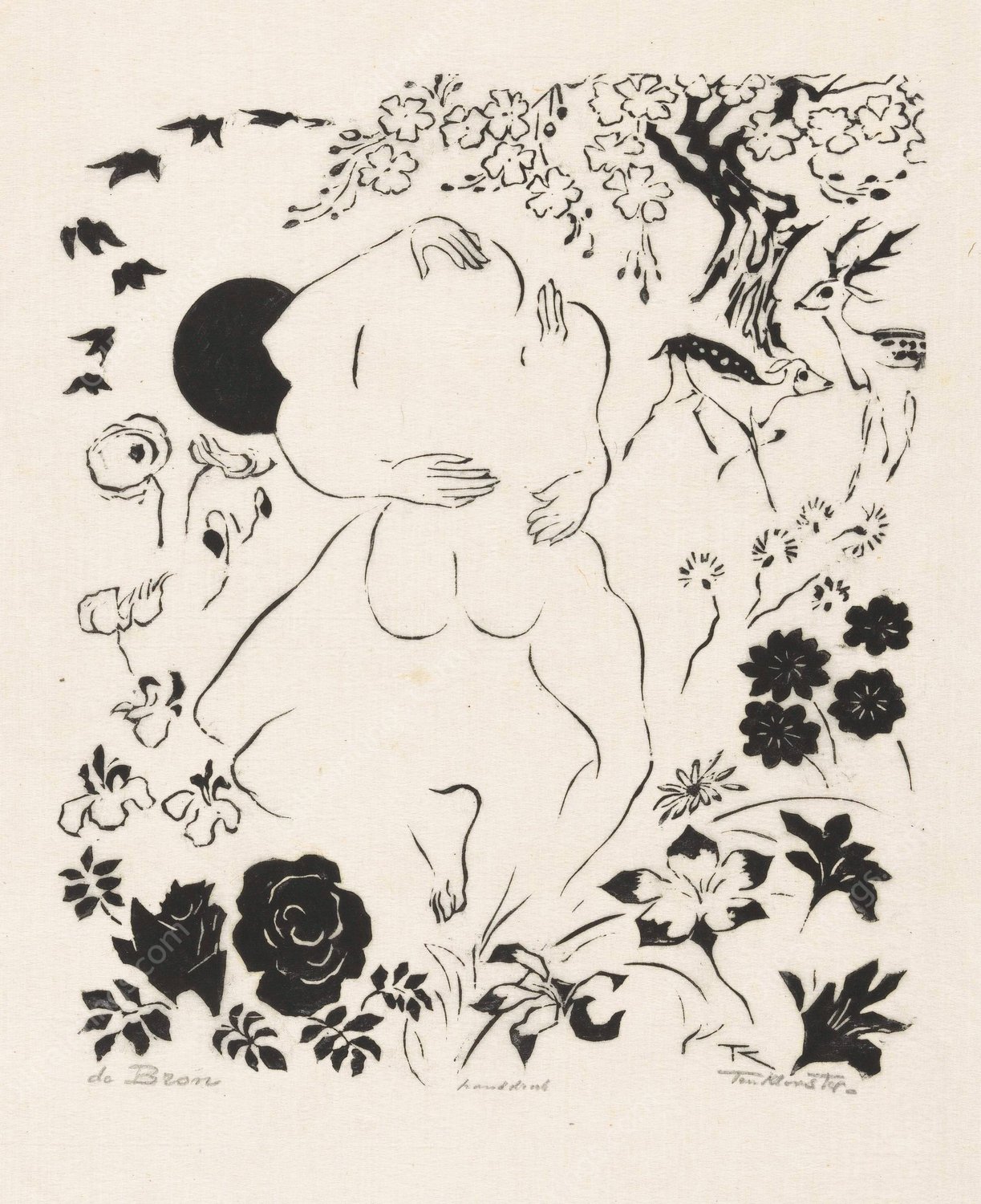 De bron  by Johannes Frederik Engelbert Ten Klooster - Hand-Painted Oil Painting Reproduction