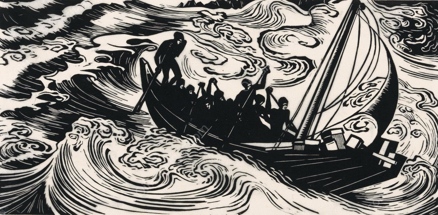 De kaap  by Johannes Frederik Engelbert Ten Klooster - Hand-Painted Oil Painting Reproduction