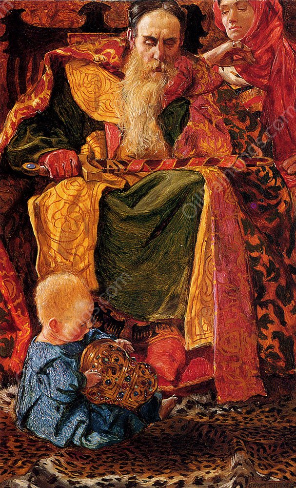 And Who Knoweth Whether He Shall be a Wise Man or a Fool Yet Shall He Have Rule Over All my Labour Wherein I Have Laboured, and Wherein I Have Showed Myself Wise
 by John Byam Liston Shaw - Hand-Painted Oil Painting Reproduction