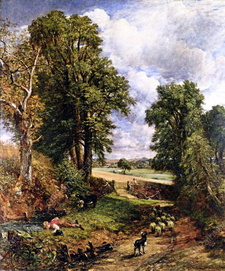 The Cornfield by John Constable - Hand-Painted Oil Painting Reproduction