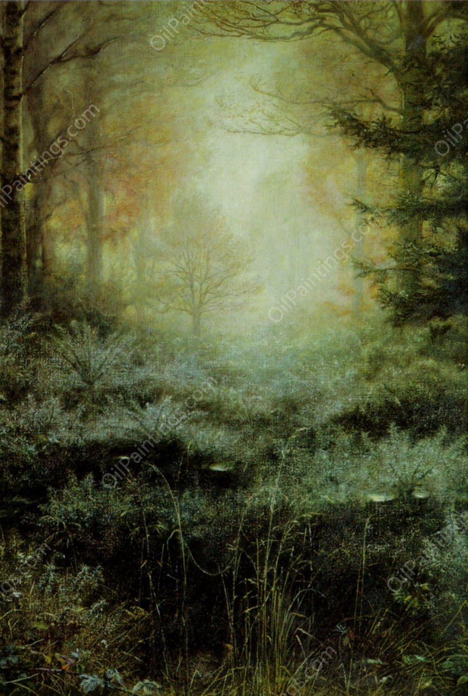 Dew-Drenched Furze by John Everett Millais - Hand-Painted Oil Painting Reproduction