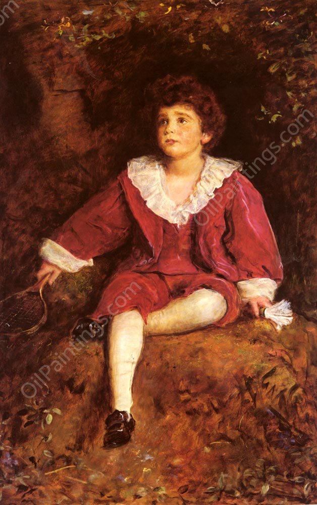 The Honourable John Nevile Manners by John Everett Millais - Hand-Painted Oil Painting Reproduction