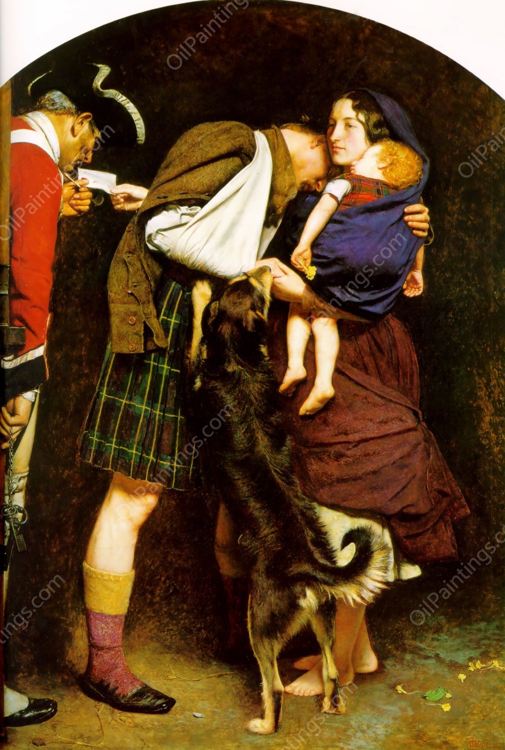 The Order of Release, 1746 by John Everett Millais - Hand-Painted Oil Painting Reproduction