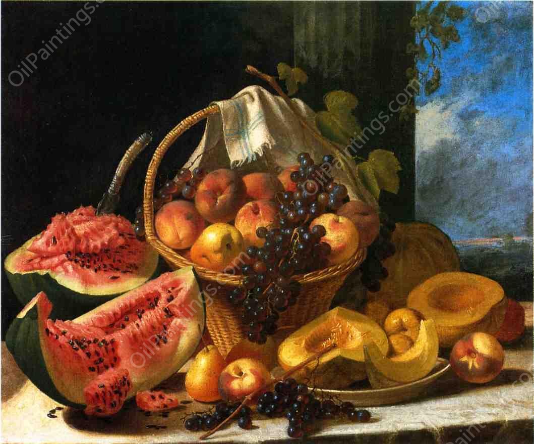 Harvest of Plenty by John F. Francis - Hand-Painted Oil Painting Reproduction