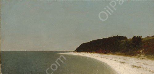 Eaton's Neck, Long Island by John Frederick Kensett - Hand-Painted Oil Painting Reproduction