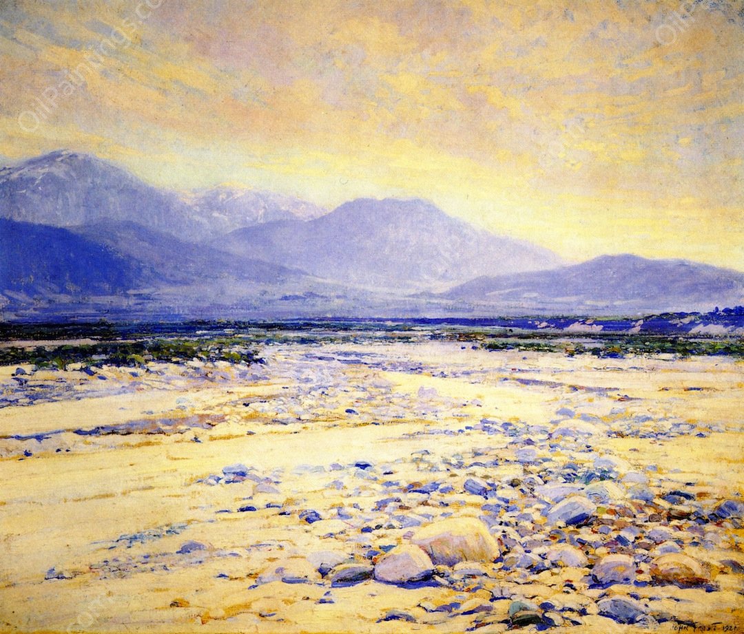 Santa Ana Wash by John Frost - Hand-Painted Oil Painting Reproduction