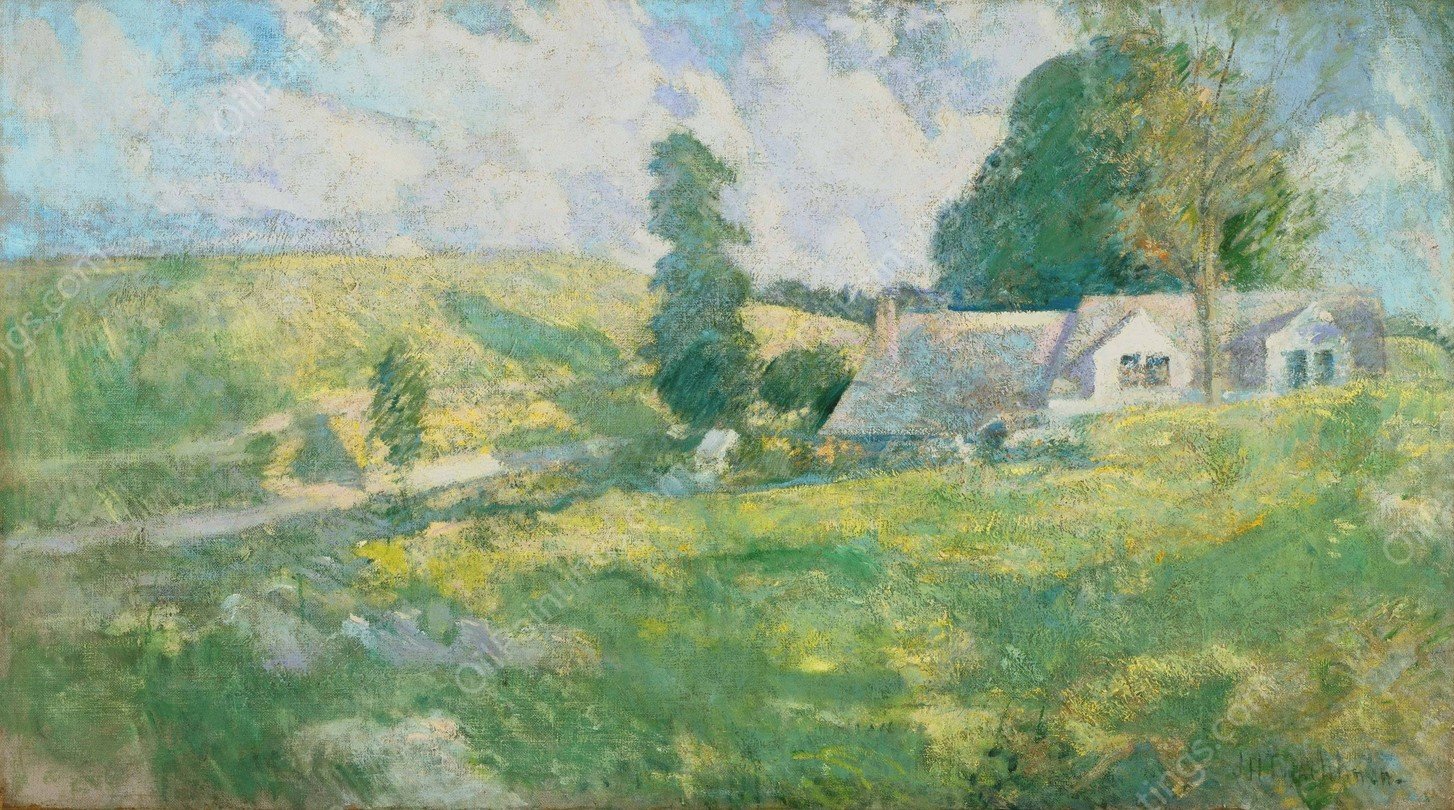 Summer by John Henry Twachtman - Hand-Painted Oil Painting Reproduction