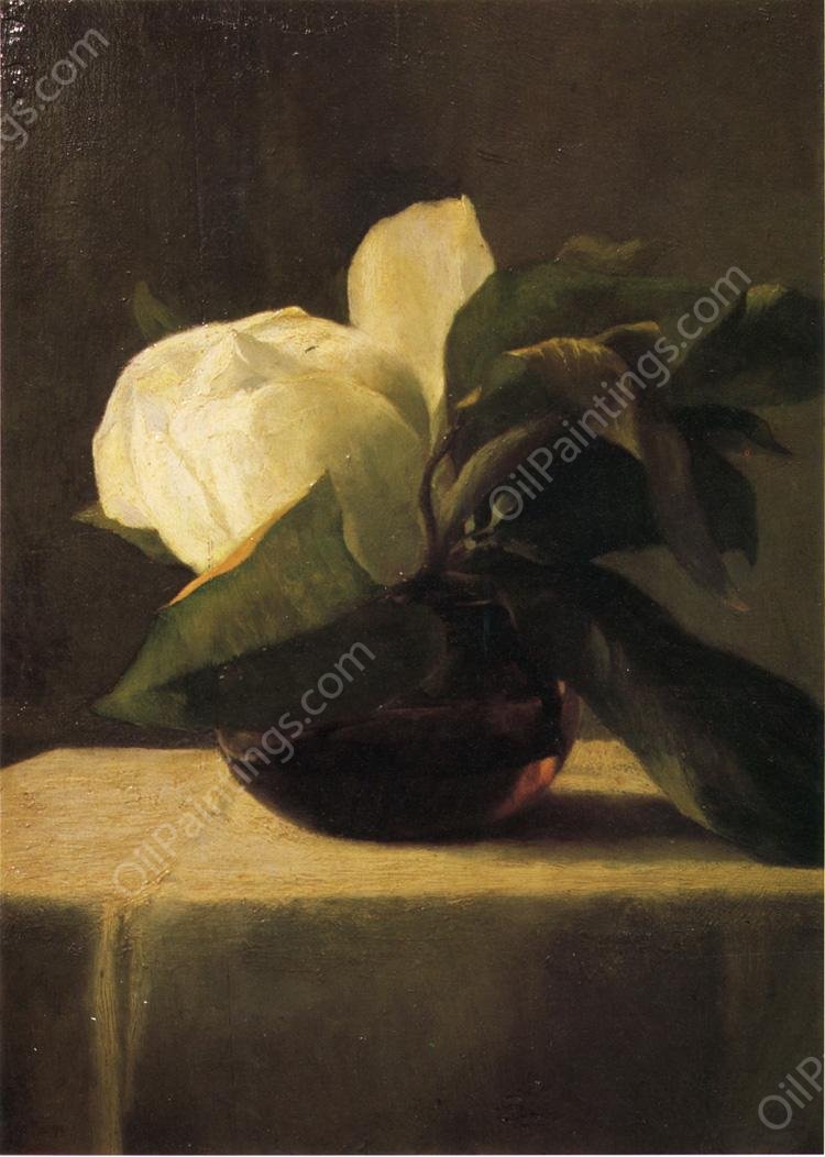 Magnolia by John La Farge - Hand-Painted Oil Painting Reproduction