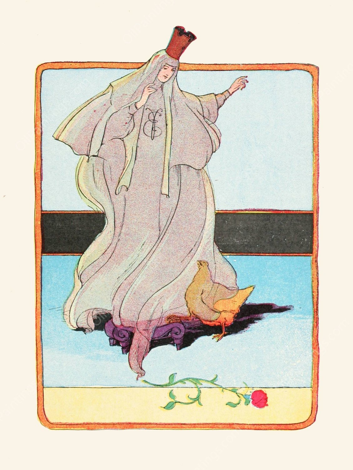 Ozma of Oz 37  by John Rea Neill - Hand-Painted Oil Painting Reproduction