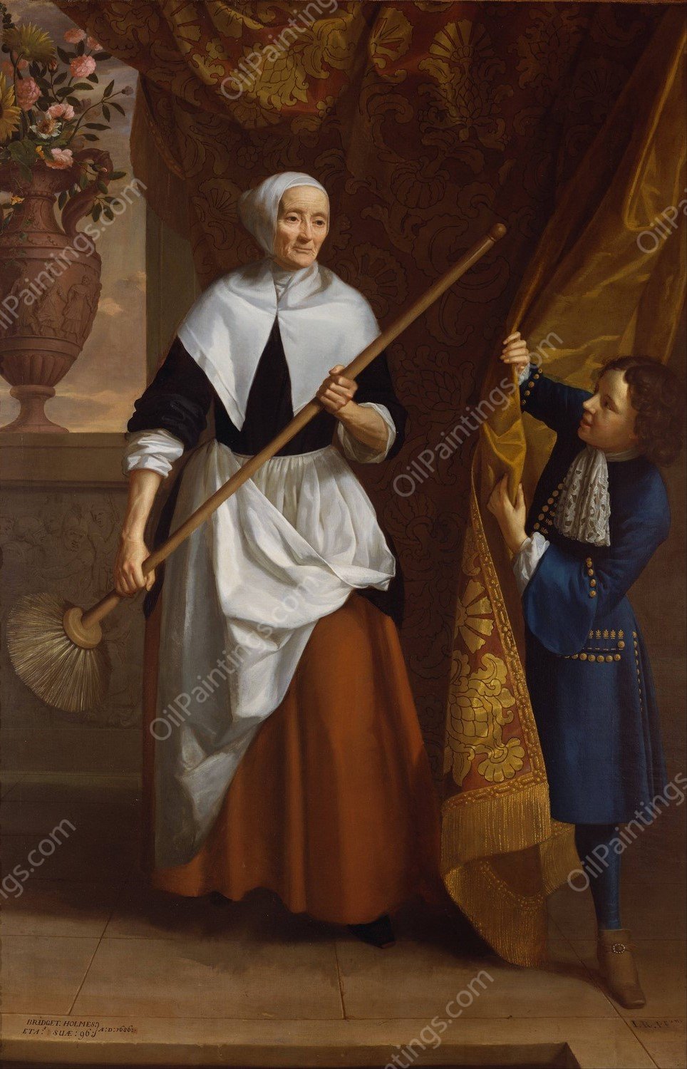 Bridget Holmes  by John Riley - Hand-Painted Oil Painting Reproduction