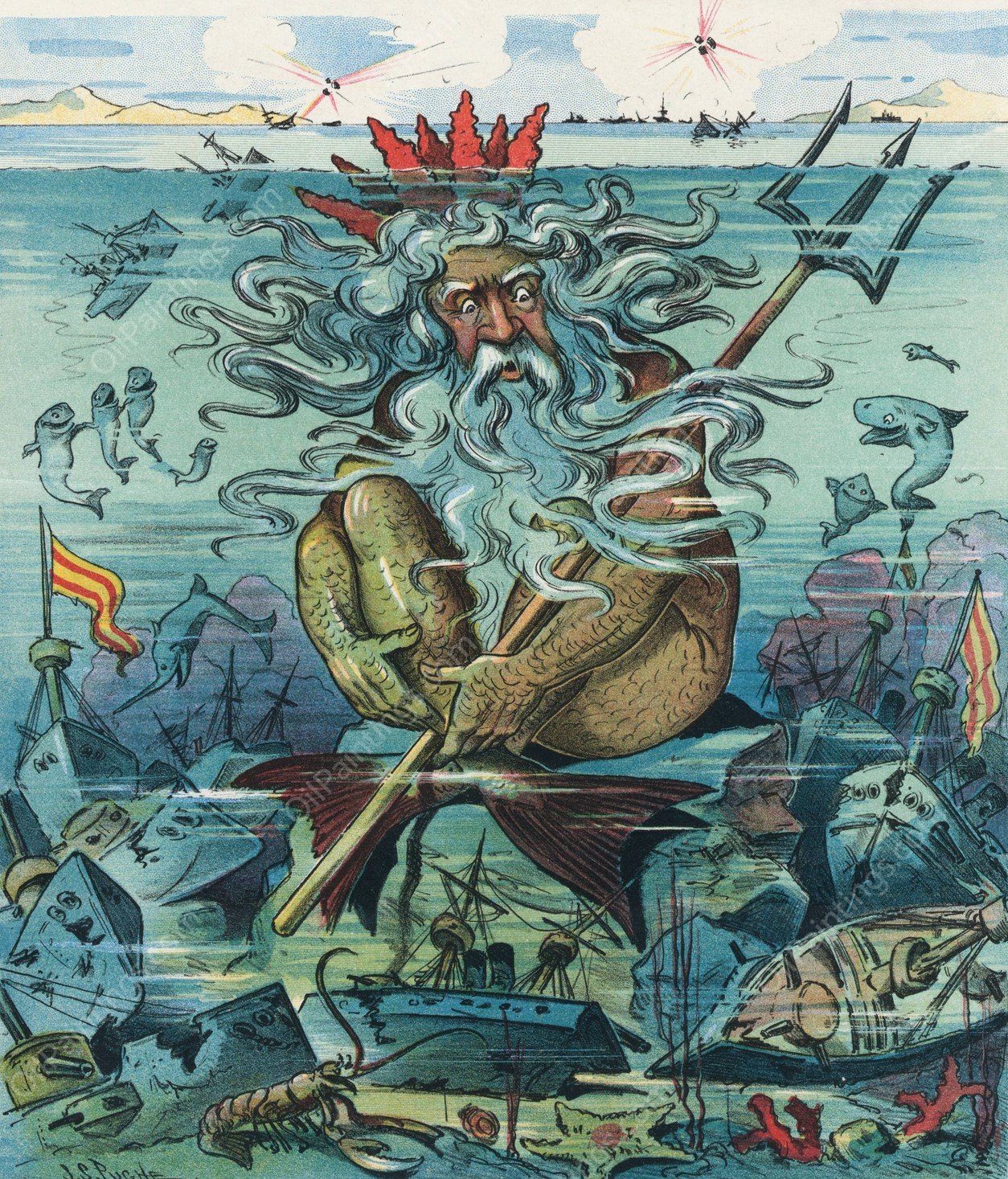 Another party heard from  by John Samuel Pughe - Hand-Painted Oil Painting Reproduction