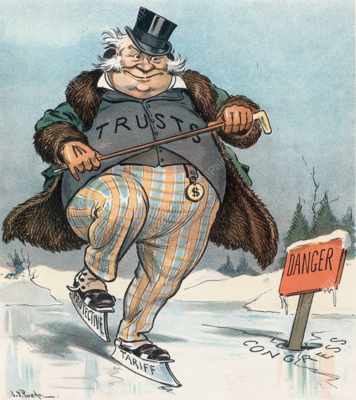 I guess I can keep right ahead  by John Samuel Pughe - Hand-Painted Oil Painting Reproduction