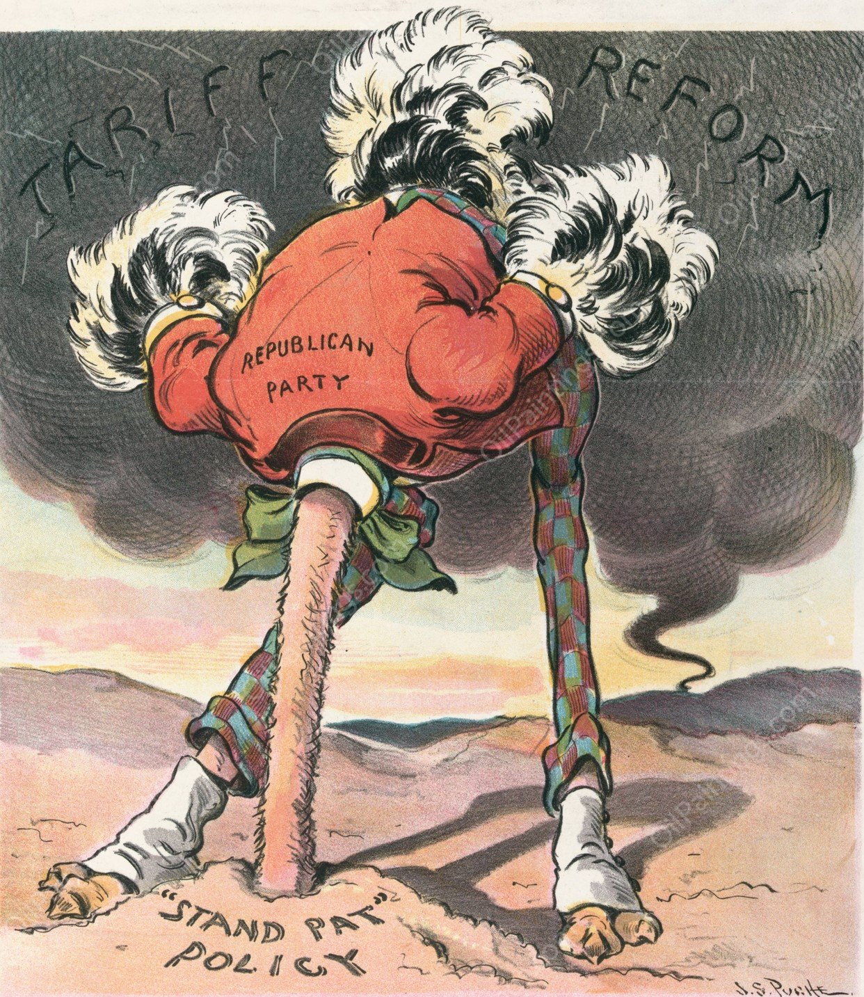 Protection  by John Samuel Pughe - Hand-Painted Oil Painting Reproduction