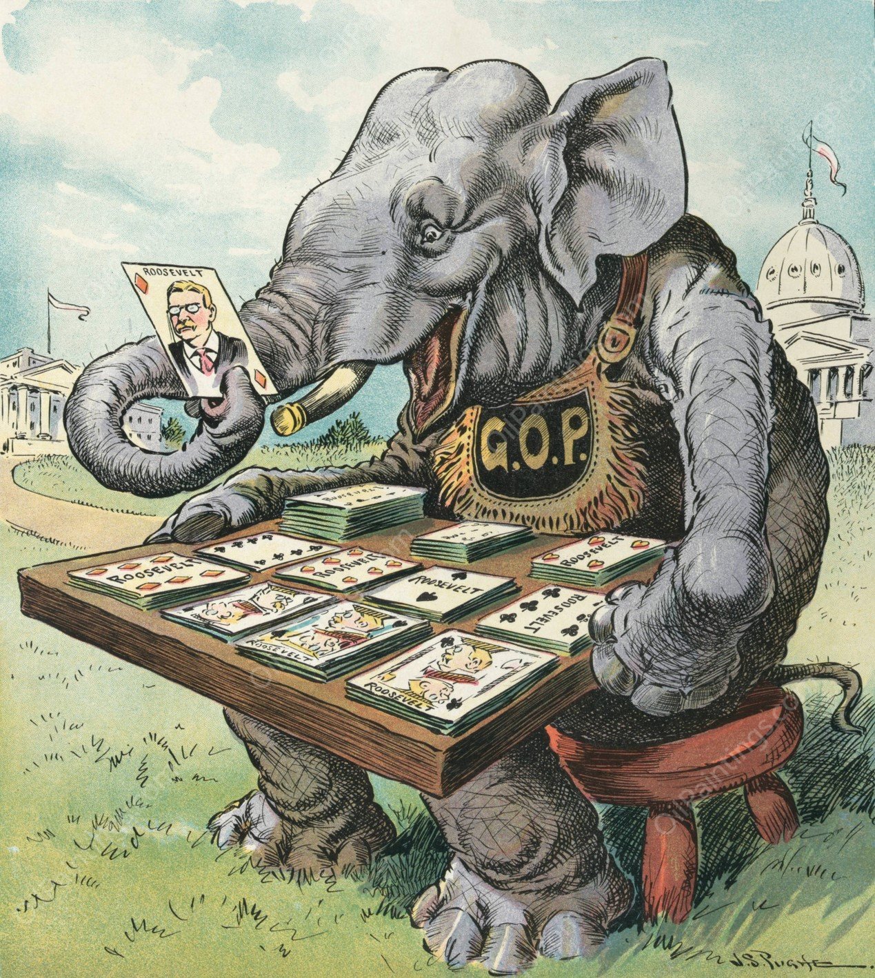 Solitaire  by John Samuel Pughe - Hand-Painted Oil Painting Reproduction