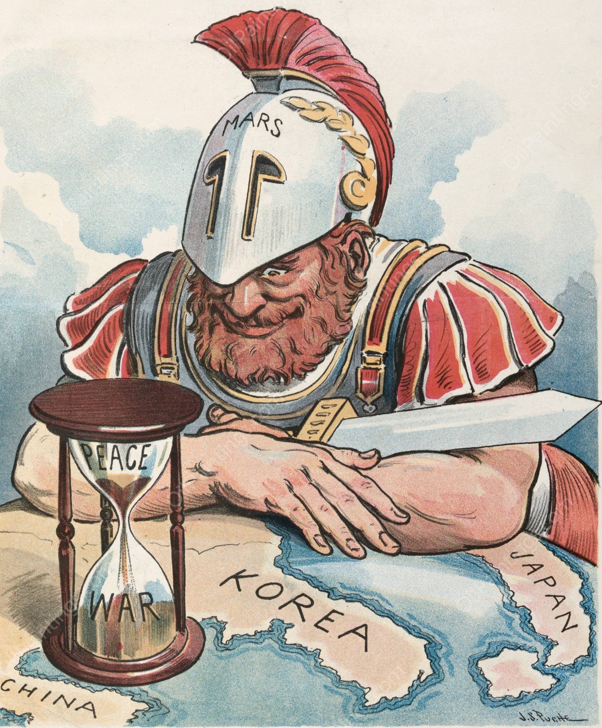 The sands of time  by John Samuel Pughe - Hand-Painted Oil Painting Reproduction