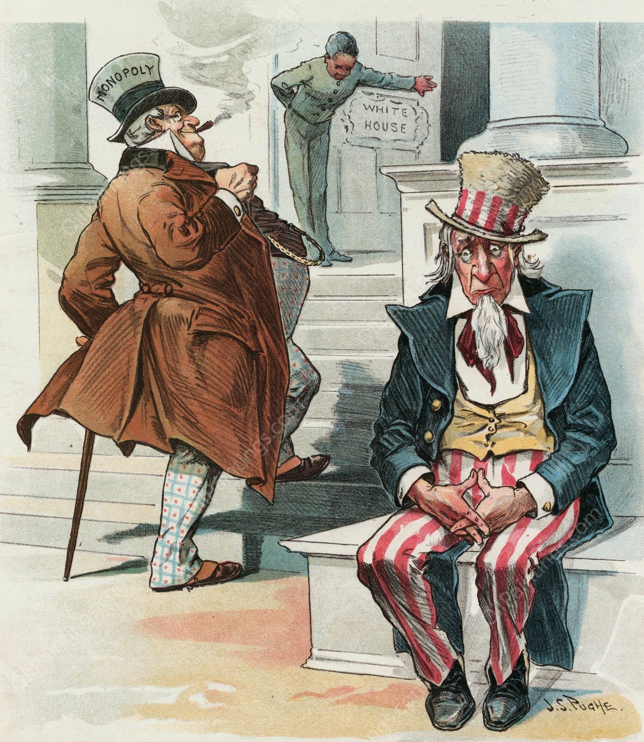 When McKinley is president  by John Samuel Pughe - Hand-Painted Oil Painting Reproduction