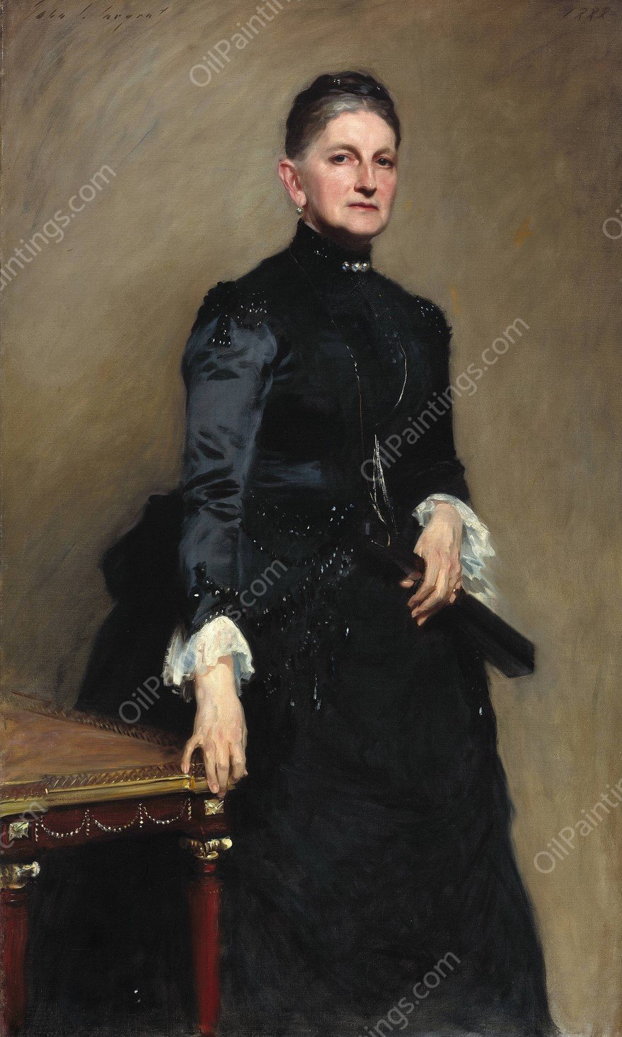 Eleanora O'Donnell Iselin  by John Singer Sargent - Hand-Painted Oil Painting Reproduction