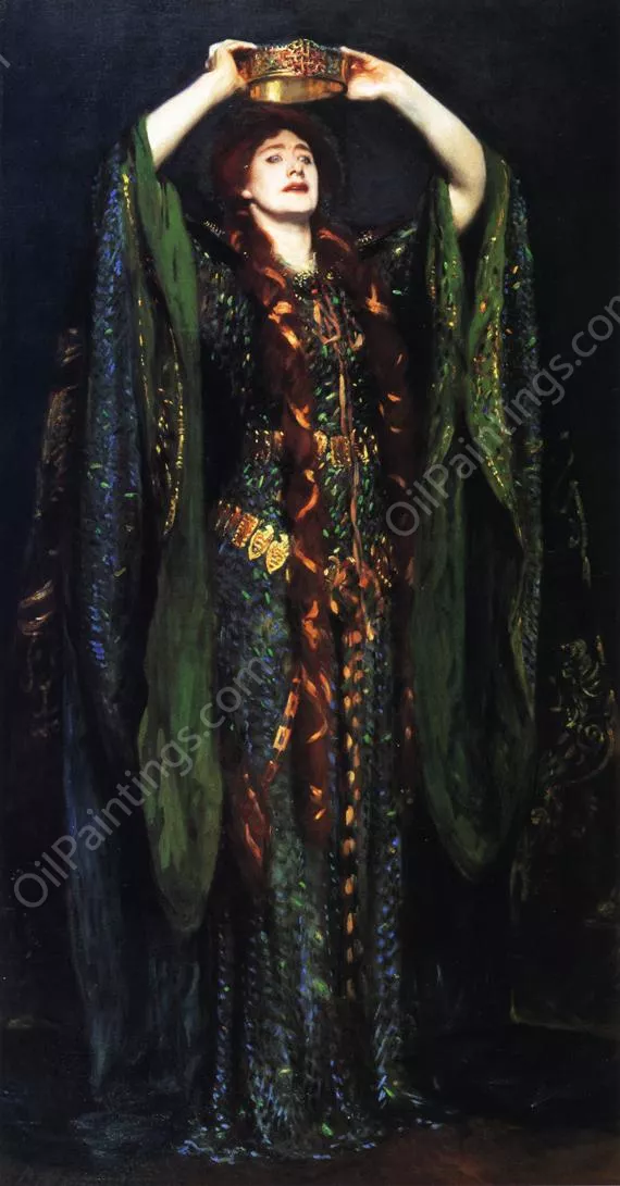 lady macbeth dress Ellen Terry's Gown: A Detailed Study cold shoulder sleeves Ellen Terry's Lady Macbeth Gown