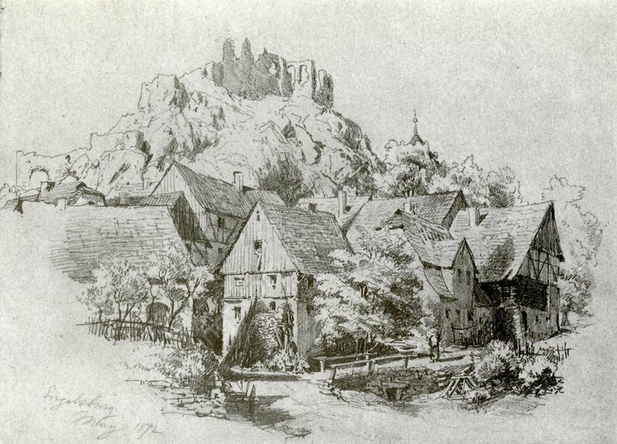 Engelsburg by John Singer Sargent - Hand-Painted Oil Painting Reproduction