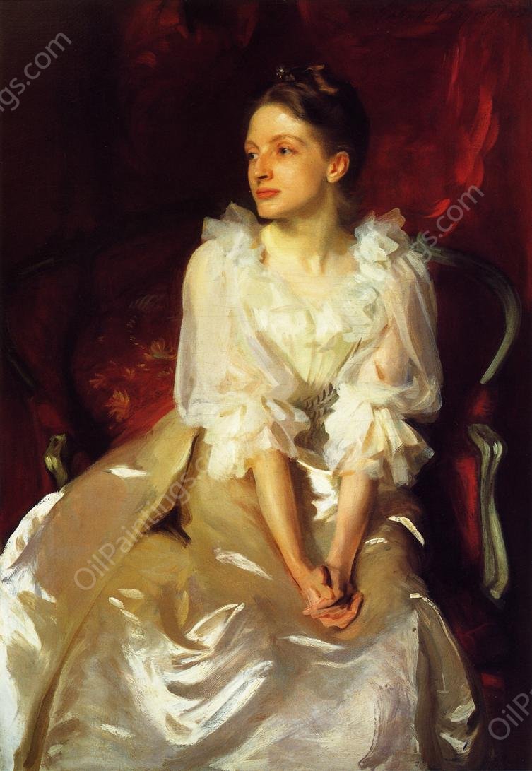 Helen Dunham by John Singer Sargent - Hand-Painted Oil Painting Reproduction