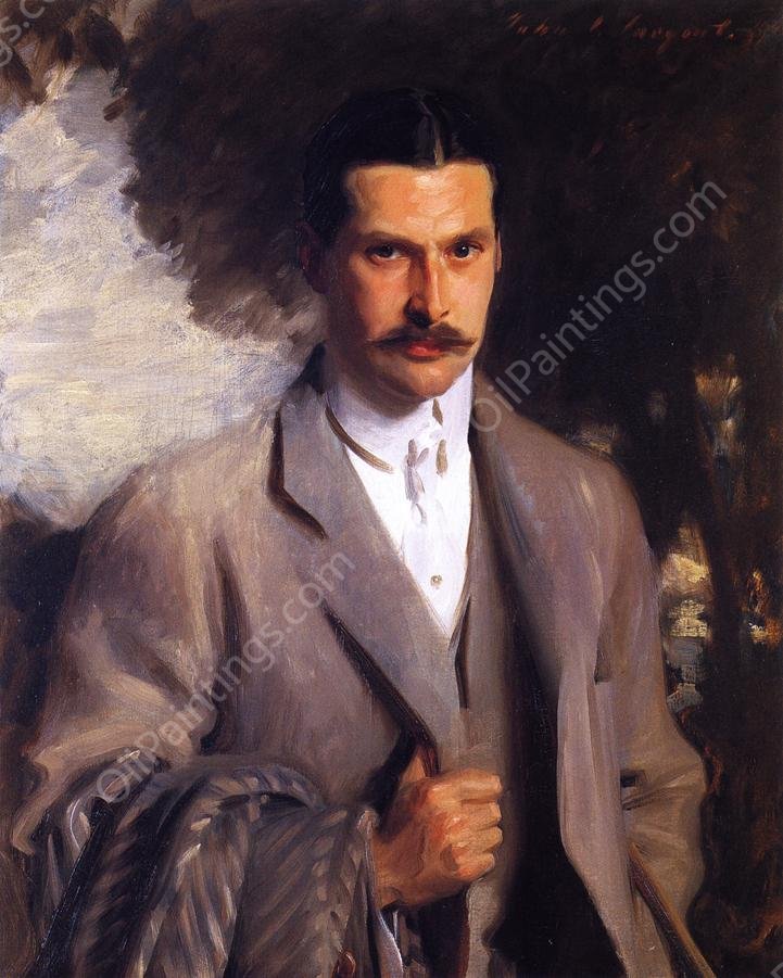 John Ridgely Carter by John Singer Sargent - Hand-Painted Oil Painting Reproduction