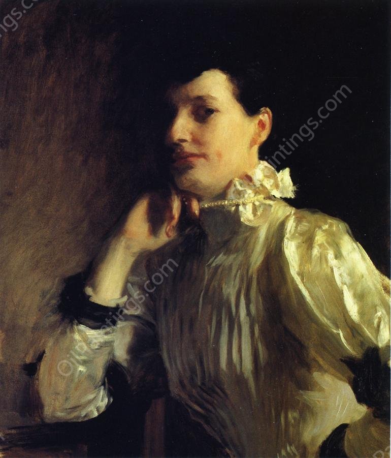Mabel Marquand, Mrs. Henry Galbraith Ward by John Singer Sargent - Hand-Painted Oil Painting Reproduction