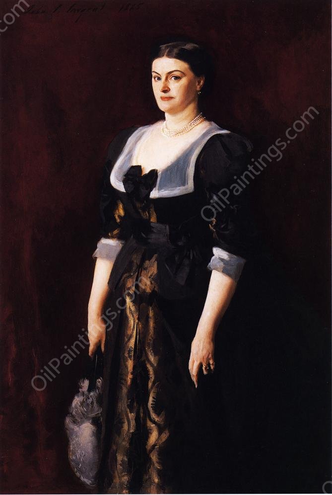 Mrs. Alice Mason by John Singer Sargent - Hand-Painted Oil Painting Reproduction
