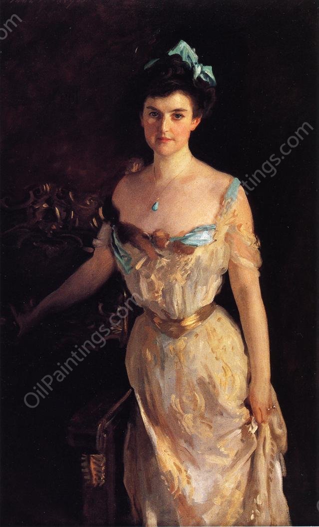 Mrs. Charles Pelham Curtis by John Singer Sargent - Hand-Painted Oil Painting Reproduction